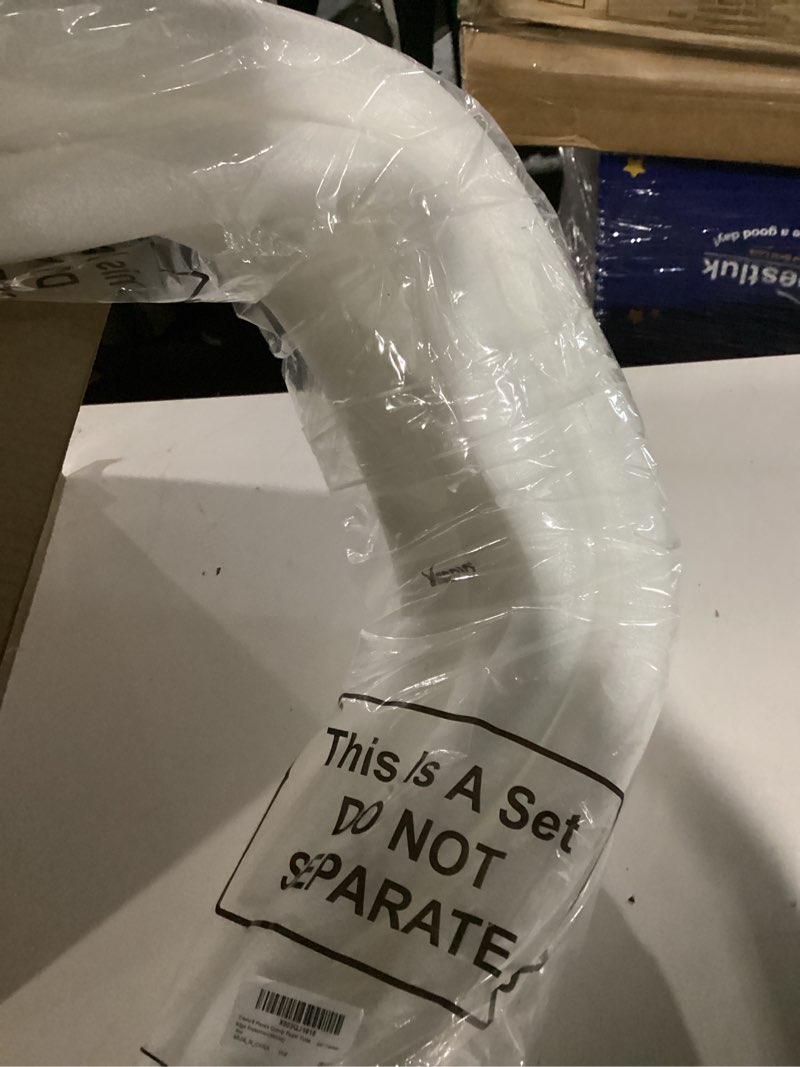 Condition photo showing New/Like New for Treela 8 Pieces Clamp Foam Tube 40" Length 1" Id 1.8" OD Pre Cut Tube Cover Foam Pipe Insulation Clamp on Noodles for Padding or Bumper Corner Edge Protection(White)