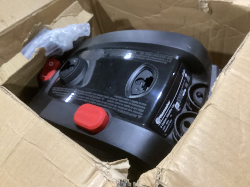 Condition photo showing As Is for vacmaster vf408 4 gallon wet/dry vacuum cleaner with 2-stage motor