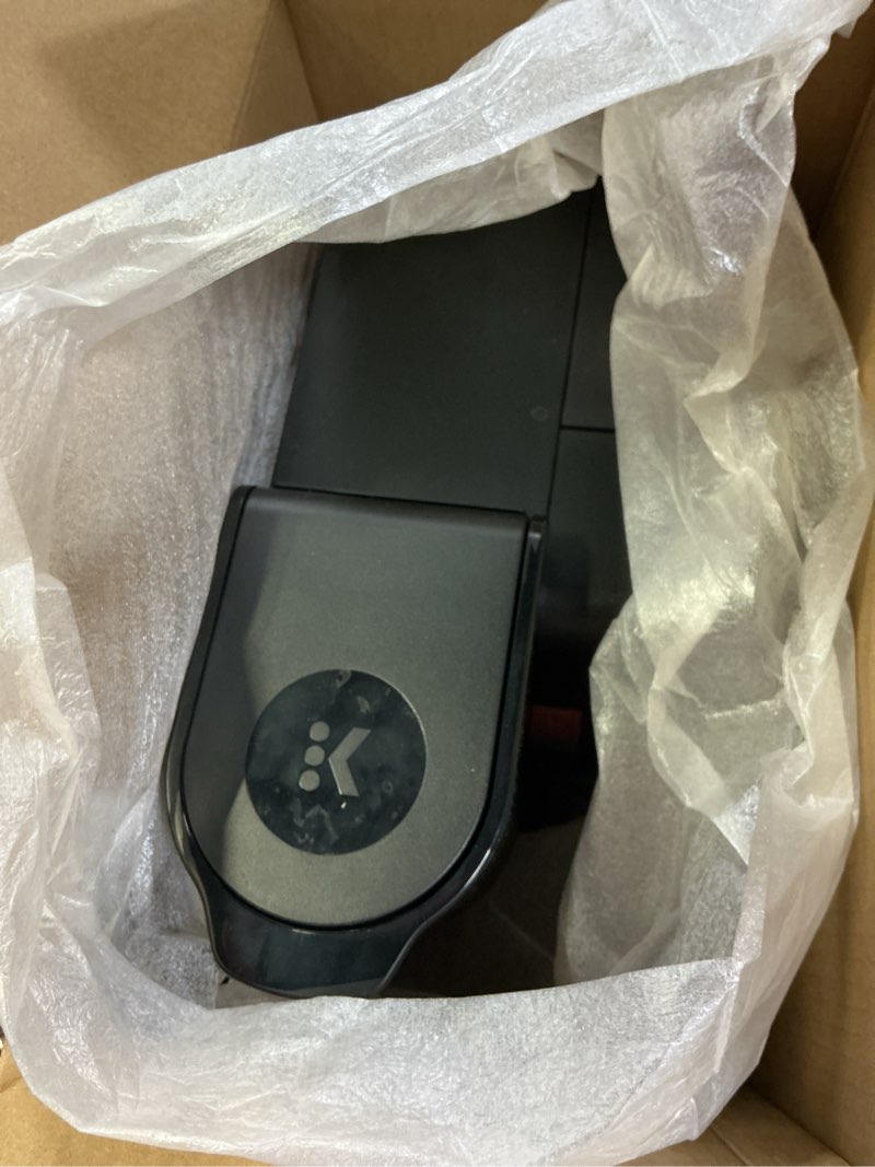 Condition photo showing As Is for similar keurig k-express single serve k-cup pod coffee maker, 3 brew sizes, strong button feature, 42oz removable reservoir, black