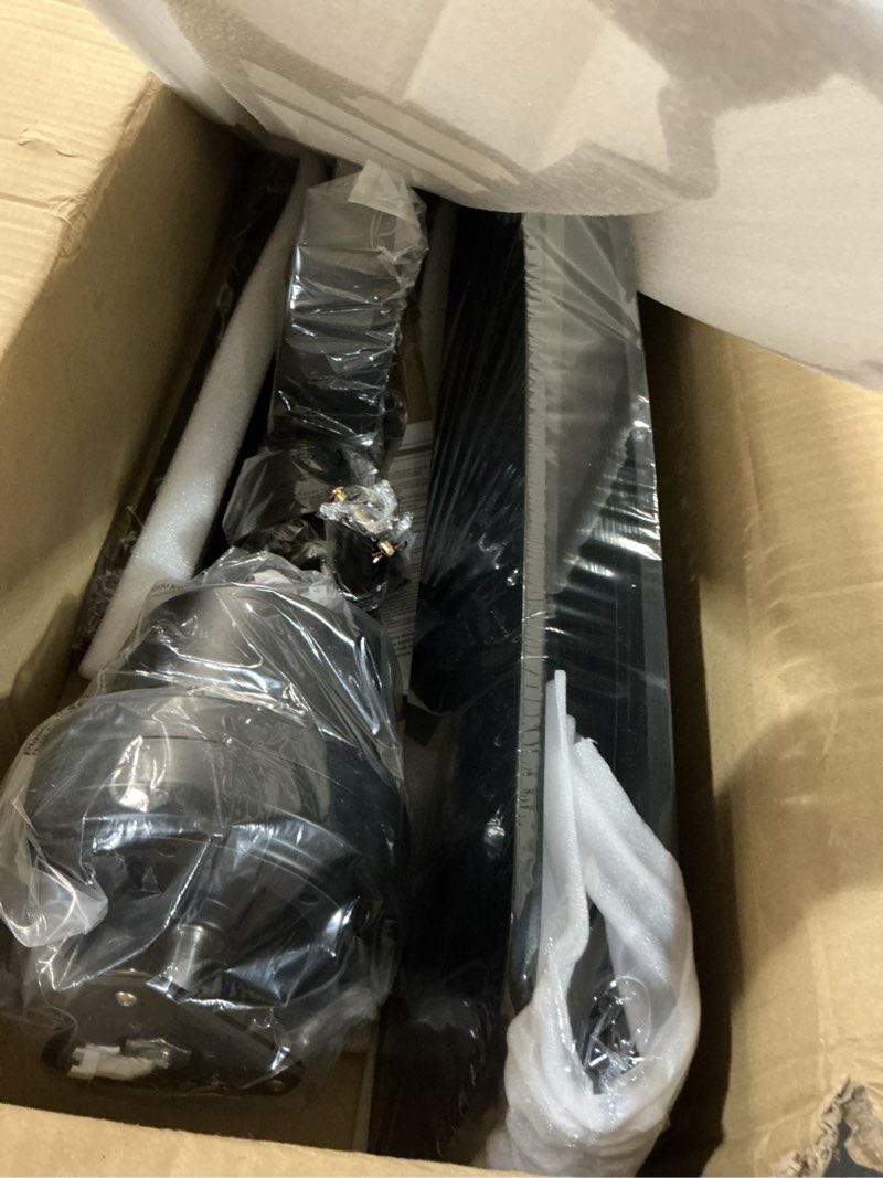 Condition photo showing Good Condition for 60 inch ceiling fans with lights remote, black ceiling fan, 3 downrods, 3 wood blades, etl listed, timer, 6 speed reversible dc motor outdoor fans for patios bedroom farmhouse, 60in, black black 60 inch