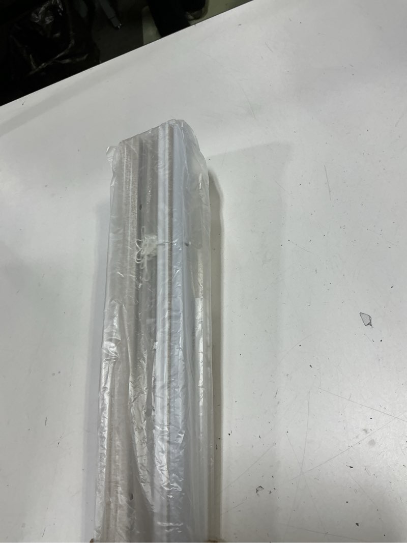 Condition photo showing Good Condition for Cordless Blinds for Indoor Windows 1" Vinyl Textured Print Slats Mini Blinds for Home, 35" W × 48" H - Sand Sand 35" W × 48" H