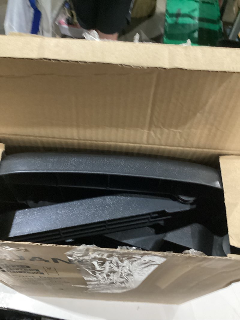 Condition photo showing As Is for HUANUO Adjustable Desk Footrest, Foot Rest for Under Desk at Work with Massage, Adjustable Foot Stool with 3 Height Position & 30 Degree Tilt Angle Adjustment for Home, Office Black