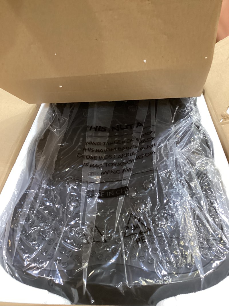 Condition photo showing Good Condition for vibration plate exercise machine, 130 levels full body workout vibrating plate for lymphatic drainage weight loss, 450 lbs capacity shake platform with resistance bands bluetooth for women men