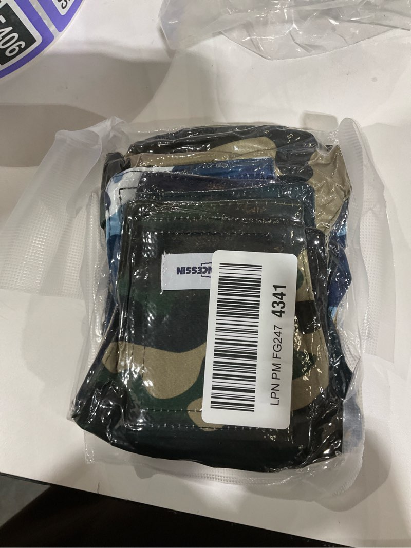 Condition photo showing As Is for Reusable Dog Diapers Male, Premium Washable Belly Bands for Male Dogs, Pack of 5, High Absorbing Small Male Dog Wraps for Doggie & Puppy in Incontinence or Excitable Urination and Training(S) Camo & dark solid color Small