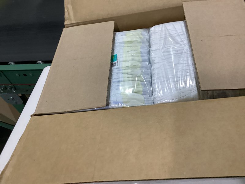 Condition photo showing New/Like New for pampers swaddlers diapers, size 5 (20-37 lbs), 132 count, absorbent, keeps baby dry and comfortable, skin safe disposable baby diaper (packaging may vary) size 5 132