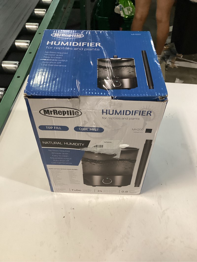 Condition photo showing New/Like New for mrreptile reptile fogger humidifiers mister, misting system for reptiles, terrarium fogger humidifier, 2.8l large capacity reptifogger [upgrade]