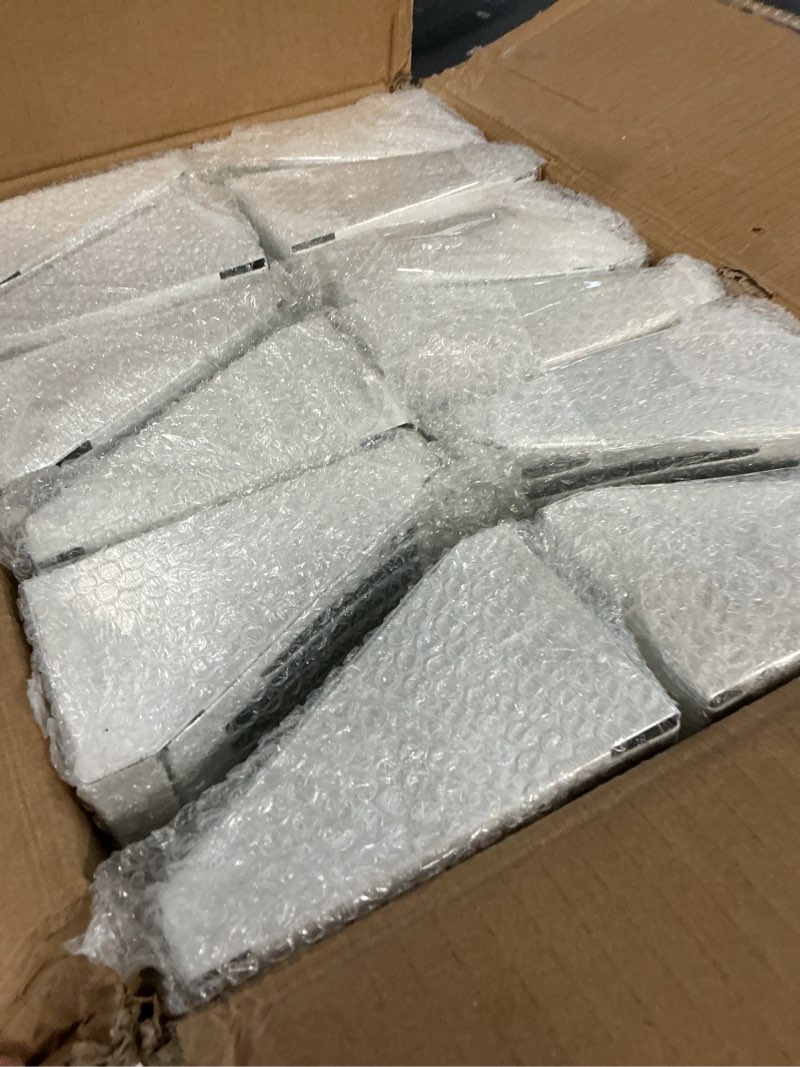 Condition photo showing New/Like New for Baseboard Register Diffuser Vent Covers: 12 Pcs 18 Inch Baseboard Diffuser (Duct Opening Size) - Smooth Air Adjust Lever & Easy Install for Home Floor Wall Register Vent Cover - White