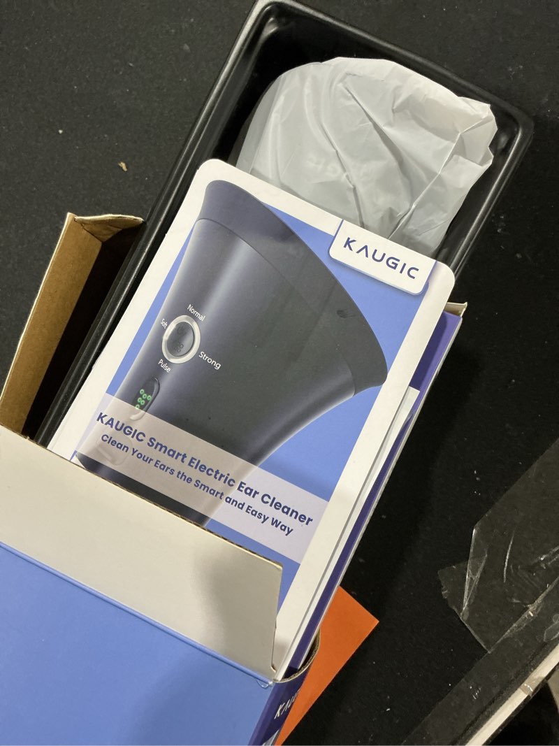 Condition photo showing New/Like New for Ear Wax Removal Kit with Camera – Ear Cleaner Tool for Safe & Effective Ear Care – Includes Ear Camera for Visual Inspection & Gentle Ear Irrigation System – Complete Ear Cleaning Solution Semi-transparent