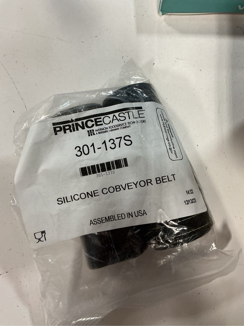 Condition photo showing New/Like New for for 301-137s for prince castle conveyor belt kit silicone pc299-063s