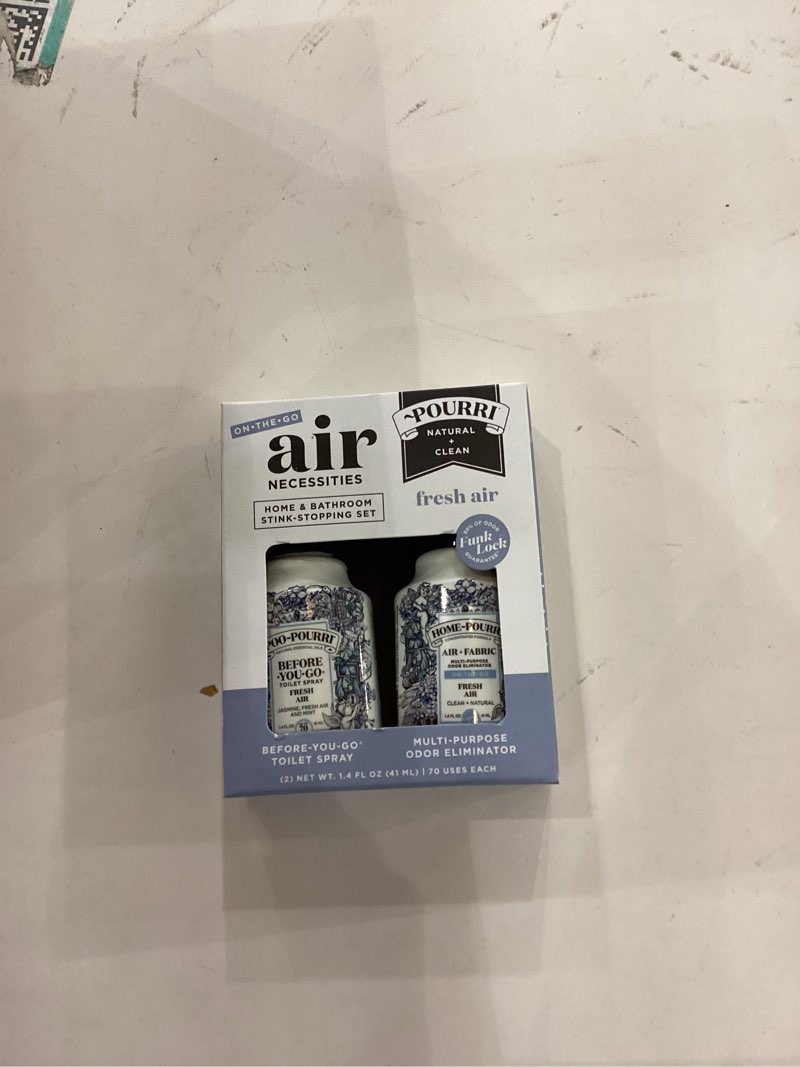 ~Pourri Air Necessities Home & Bathroom Stink-Stopping Set in the Fresh Air scent