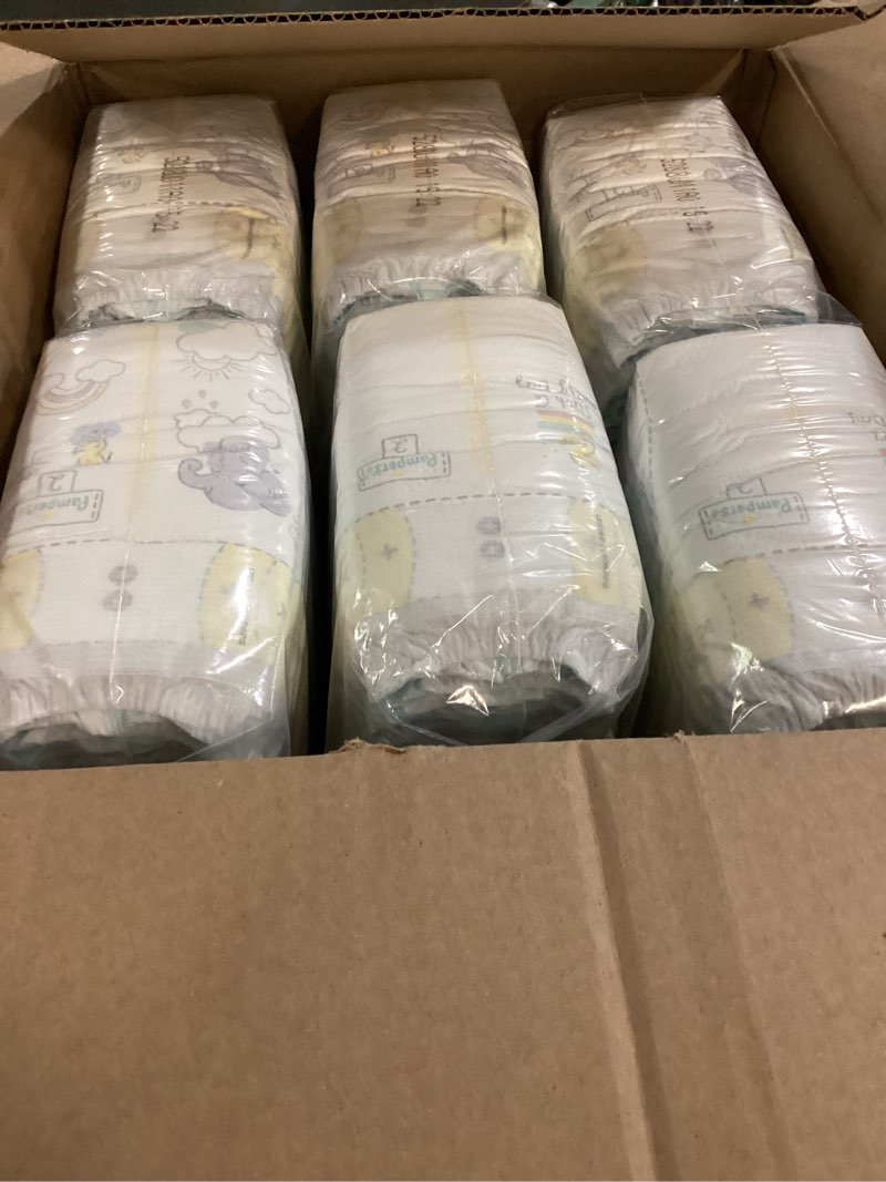 Condition photo showing New/Like New for pampers swaddlers diapers size 2  186 count (select for more options)