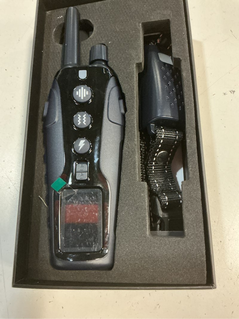 Condition photo showing Good Condition for shock collar for dogs - 4500ft dog training collar with remote, waterproof e collar with flashlight, 4 training modes, keypad lock, rechargeable dog shock collar for small medium large dogs black