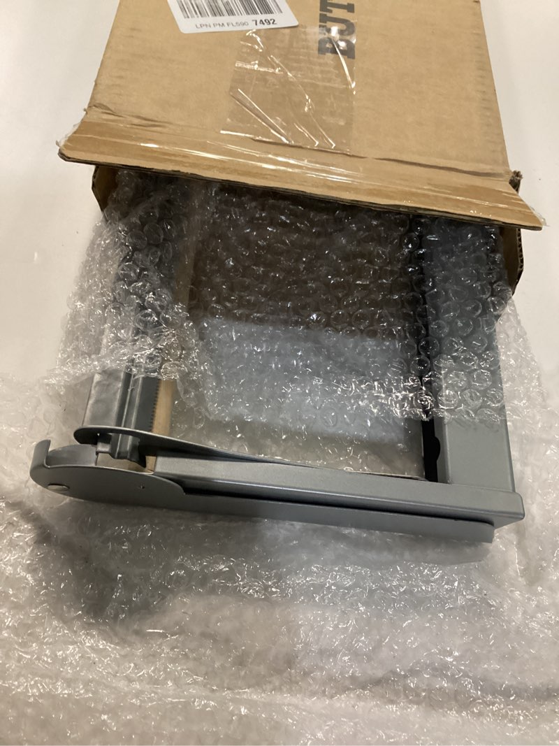 Condition photo showing Good Condition for 24in Wrapping Paper Roll Cutter - Holder Dispenser for Butcher Freezer Craft Paper Rolls with Updated Serrated Blade for Gift Wrap. Non-Slip Cutting Tool for Kitchen, Craft Room-Set on Tabletop 24 Inches