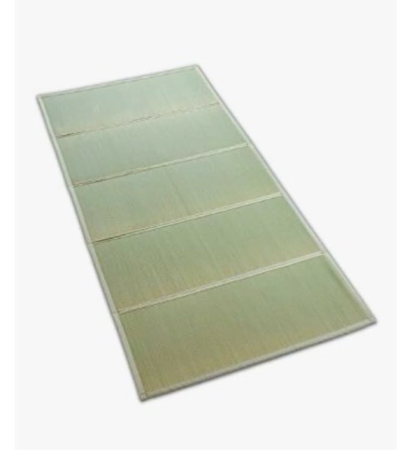 kitbrhome japanese tatami mat,(twin,79"x39"x0.5"),100% rush grass portable folding mat futon mattres