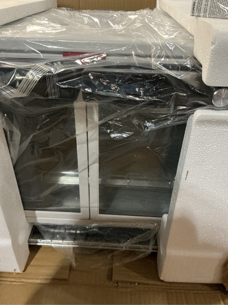 Condition photo showing Good Condition for Gourmia French Door Digital Air Fryer Oven - XL 37QT Capacity, 12 Presets, FryForce 360° Tech, Dehydrate, Proof, Slow Cook, Fits 13” Pizza, 1700W, White