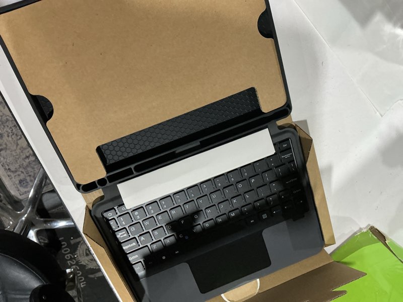 Condition photo showing As Is for onn keyboard folio case for onn 11” tablet 2026 only — not for older onn 11” tablets