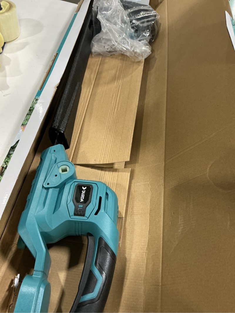 Condition photo showing As Is for hedge trimmer compatible for makita 18v battery?cordless electric hedge trimmer with 1600rpm brushless motor, 22'' dual-action blade with 3/5'' cutting capacity (no battery) for bl1860