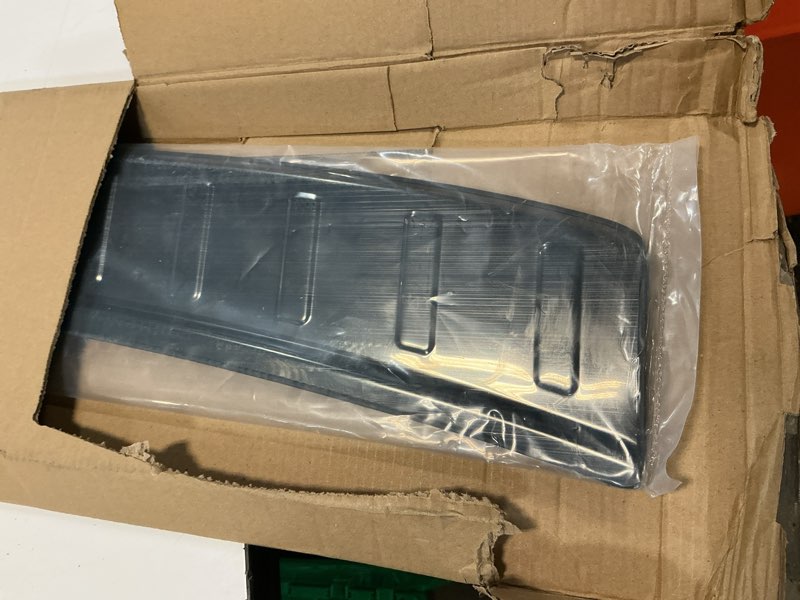 Condition photo showing Good Condition for rear bumper cover for volkswagen tiguan 2017-2025 bumper trunk door entry guard cover protector black 1 pcs