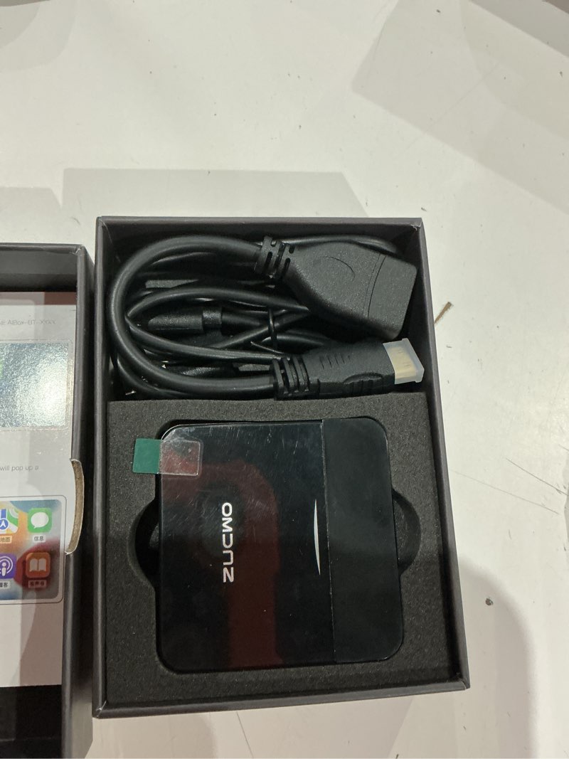 Condition photo showing Good Condition for wireless carplay adapter & car tv mate support video hdmi converter for tv stick/game machine, 2-in-1 carplay hdmi multimedia for cars with factory wired carplay from 2016, plug & play, black