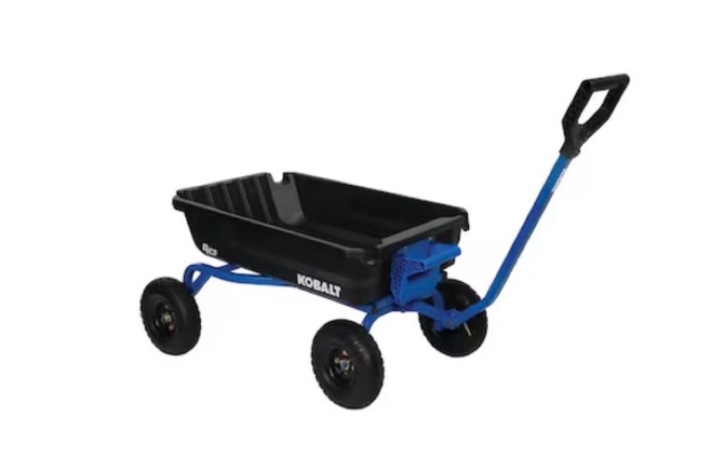 kobalt 4.0-cu ft poly yard cart