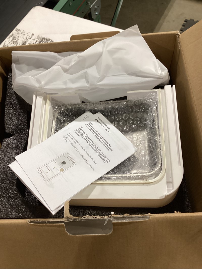 Condition photo showing As Is for petlibro rfid automatic cat feeder, collar sensor for personalized meals, cats recognition, diet tracking and anti-stealing for multi-pets homes and different diets, wi-fi programmable food dispenser