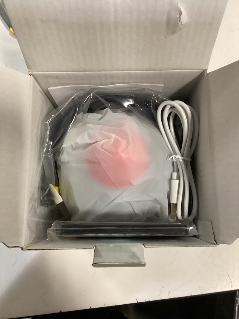 Condition photo showing New/Like New for Projector Night Light Rocket, Star Projector for Bedroom 360° Rotating Star & Galaxy Projection Music Sync, Timer & Remote Control, Birthday Christmas Gift for Boys Girls Friends Blue