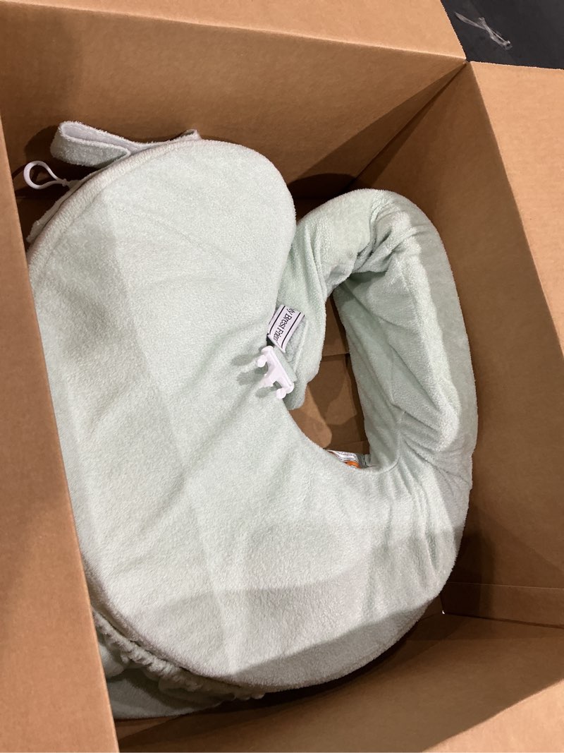 Condition photo showing Good Condition for my brest friend nursing pillow - deluxe - enhanced comfort w/slipcover - ergonomic breastfeeding pillow for ultimate support for mom & baby - adjustable pillow w/handy side pocket, spring green