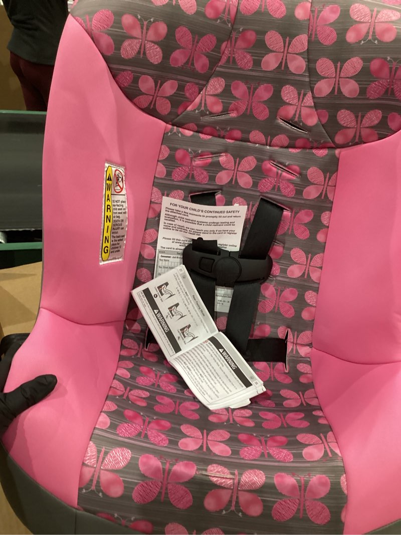 Condition photo showing Good Condition for cosco kids scenera extend infant & toddler convertible car seat, pink butterfly