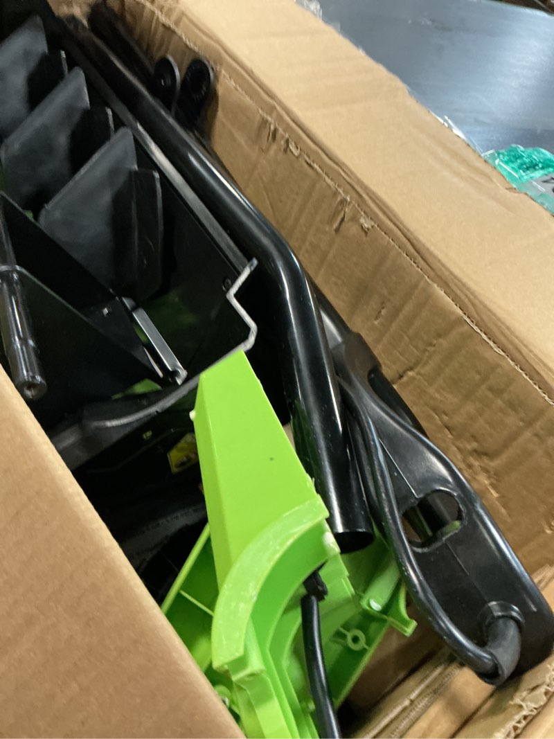 Condition photo showing Good Condition for Earthwise 16  Wide Snow Shovel  Corded Electric Snow Thrower Shovel - 430 LBS/Minute  SN70016