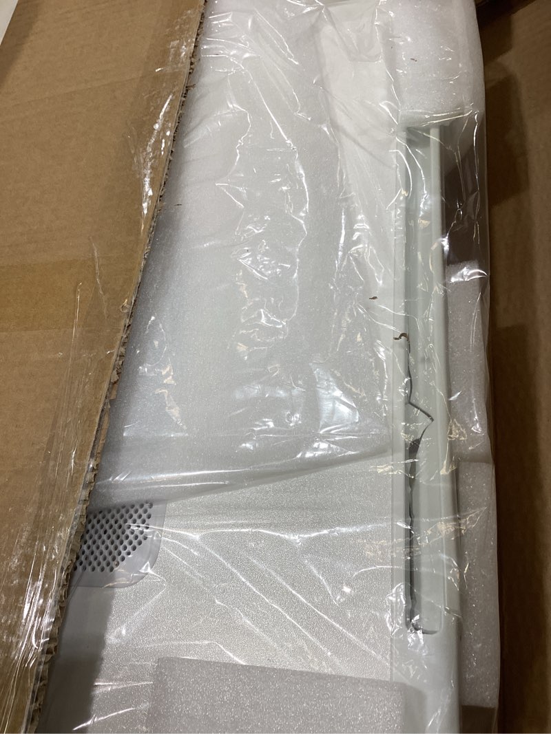 Condition photo showing Good Condition for iXTRA Laptop Lap Desk with Cooling Fan - Adjustable with Light, USB, Storage Drawer - Folding Bed Desk,22.04"*12.59",White White,56-32cm
