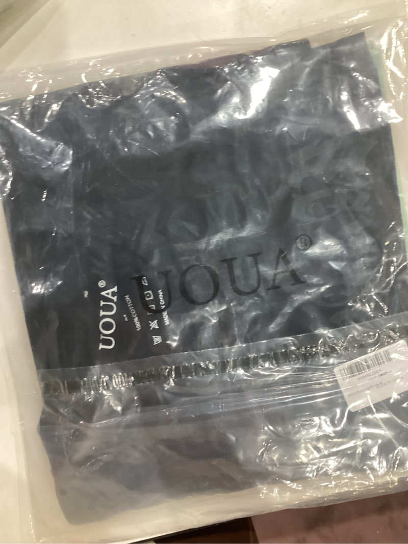 Condition photo showing Good Condition for uoua mens graphic tees vintage t-shirts oversized letter print casual crewneck cotton top short sleeve rapper streetwear bonewings black medium