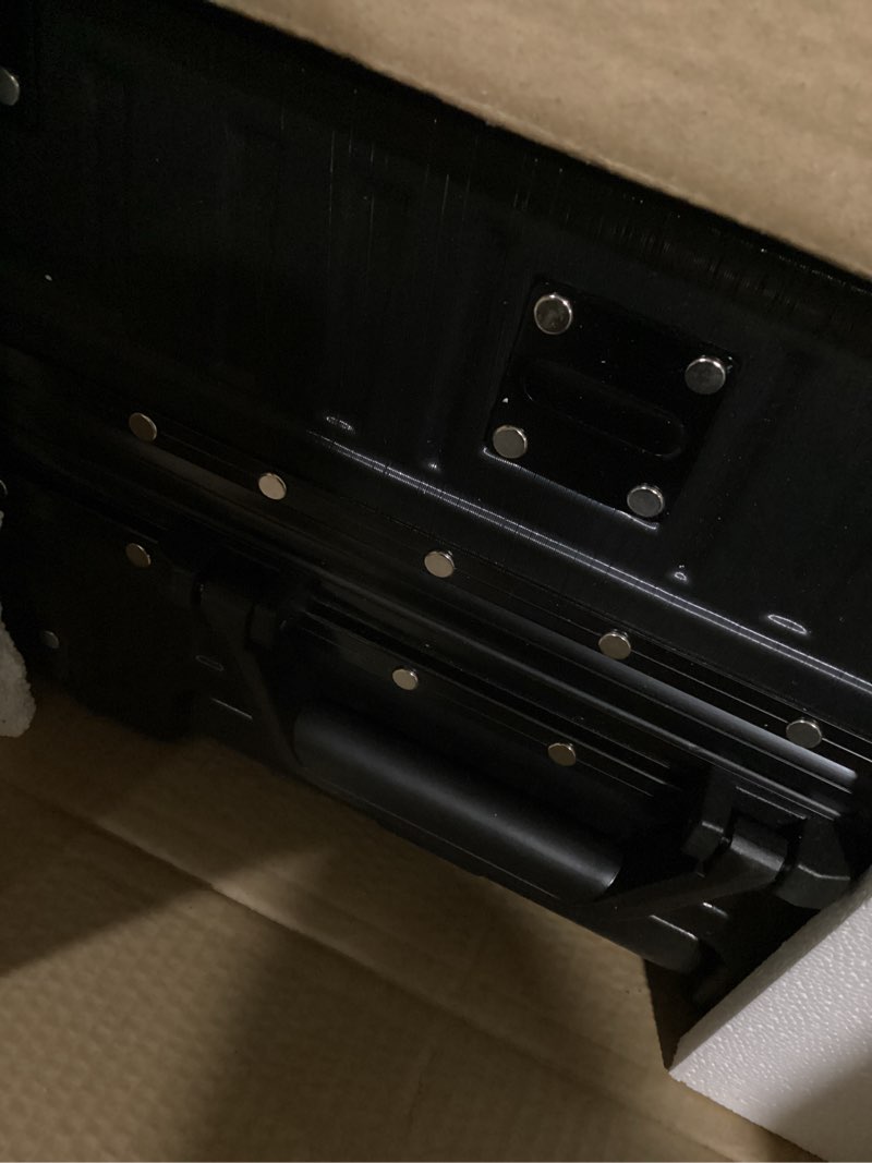 Condition photo showing New/Like New for Carry On Luggage 22x14x9 Airline Approved, Zipperless Luggage Carry On, Hard Shell Suitcases with TSA Lock, Lightweight Carry On Suitcases with Aluminum Frame (black, 20inch) Black 20inch