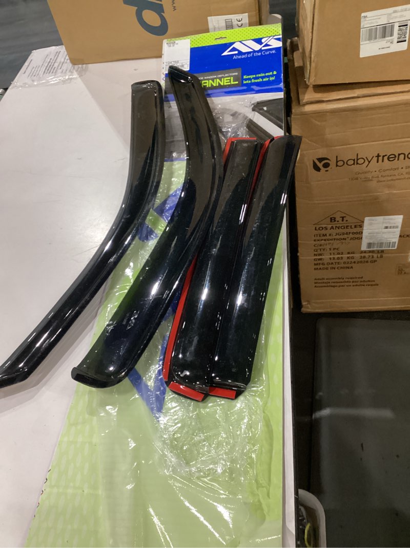 Condition photo showing Good Condition for auto ventshade [avs] in-channel rain guards for 2022-2026 nissan frontier, crew cab only | window vent visors, 4 pcs. - smoke | 194788
