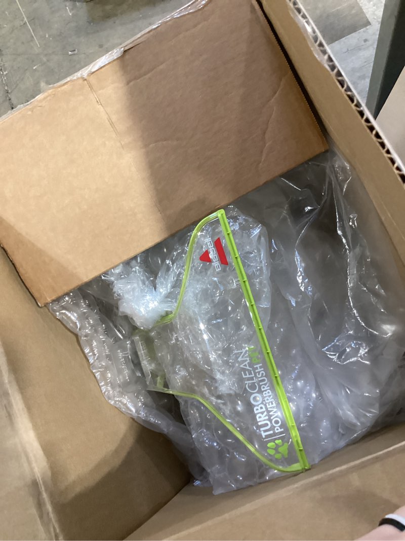 Condition photo showing As Is for Bissell TurboClean PowerBrush Pet Carpet Cleaner, 2987 OLD TurboClean