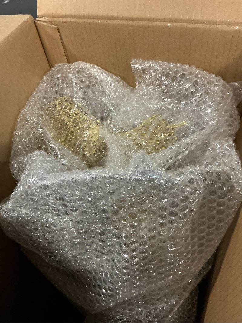 Condition photo showing Good Condition for national tree company pre-lit artificial christmas décor | includes pre-strung white led lights and ground stakes | crystal angel - 4 ft