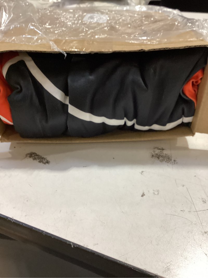 Condition photo showing Good Condition for wovweave graduation arch backdrop stand cover set of 3-4ft 5ft 6ft grad arch cover photo booth backdrop decorations for graduation party decor supplies(orange black,class of 2026) orange black class of 2026