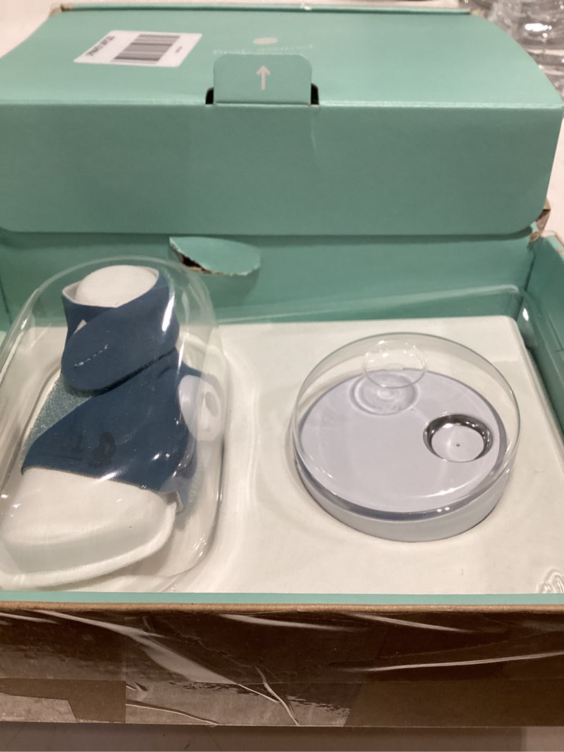 Condition photo showing As Is for owlet dream sock - fda-cleared smart baby monitor - track live pulse (heart) rate, oxygen in infants - receive notifications - bedtime blue