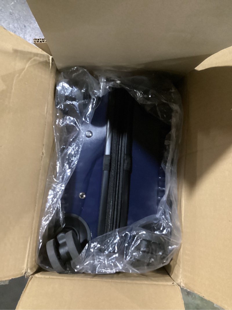 Condition photo showing Good Condition for light flight carry on luggage 22x14x9 airline approved, durable hard shell carry on suitcases with wheels, expandable hardside lightweight travel luggage with tsa lock 20 inch carry on, dark blue dark blue 20 inch carry-on