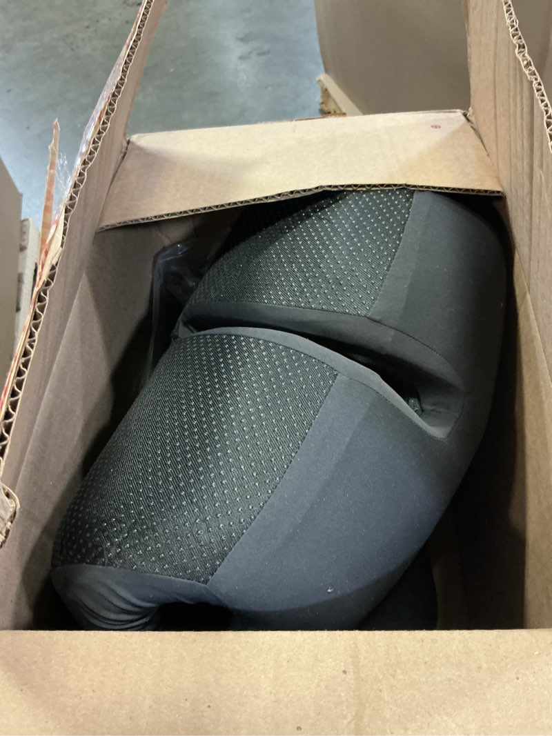 Condition photo showing As Is for navizam lumbar support pillow for office chair – seat cushions for office chairs - back support for office chair, pillow for car – chair cushion with anti-slip base, backrest with elastic strap