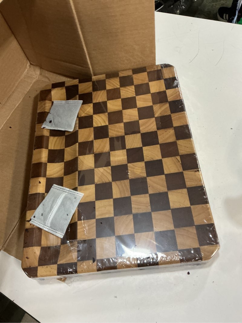 Condition photo showing New/Like New for Acacia Wood Cutting Boards for Kitchen-Large Wooden Cutting Boards for Chopping Meat, Cheese, Fruits, and Vegetables