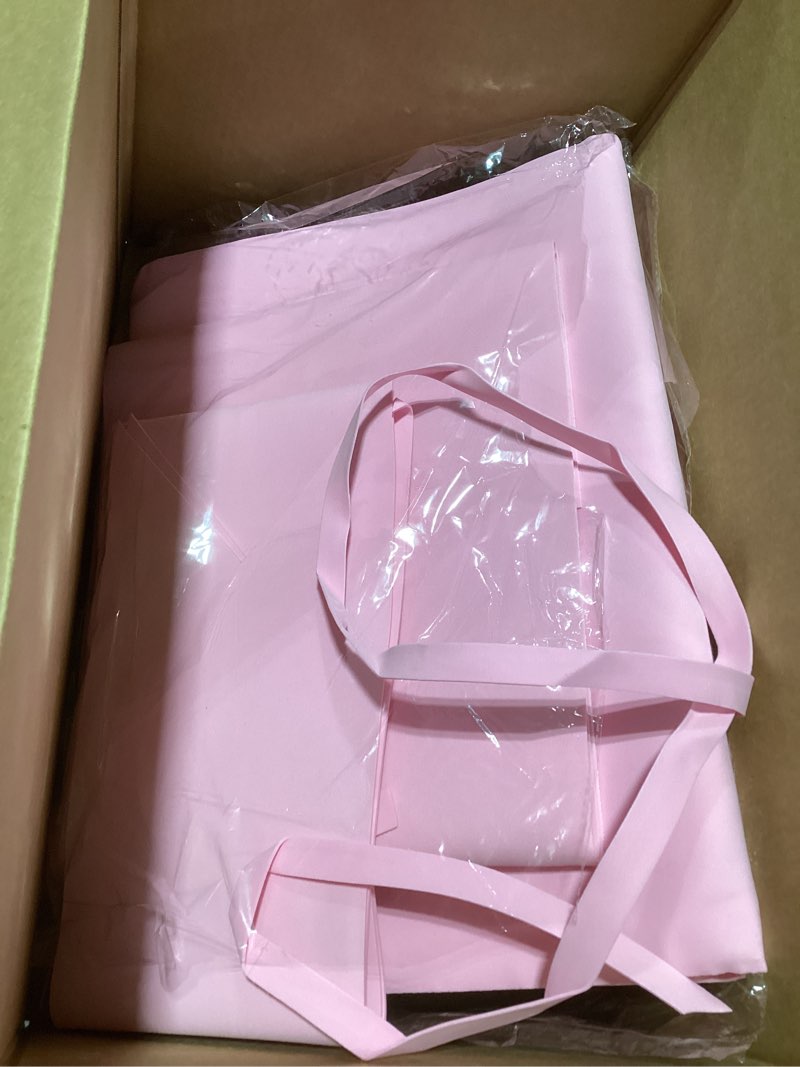 Condition photo showing As Is for Zeyune 39 x 47 Inch Extra Large Christmas Pink Foam Bows Christmas Tree Topper Decoration DIY Giant Xmas Tree Toppers Bows Ornaments for Home Wreath Wall Holiday Birthday Wedding Coquette Party Decor