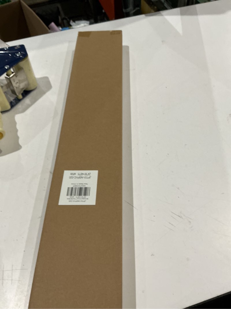 Condition photo showing Good Condition for lazblinds no drill blinds for indoor windows, cordless 1" vinyl mini blinds, privacy s-curve blinds for windows, room darkening horizontal window blinds and shades for home, 24" w x 48" h, white white 24" w × 48" h