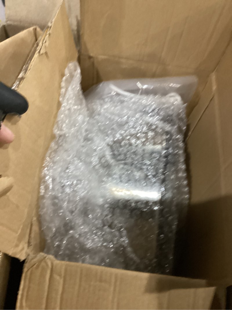 Condition photo showing As Is for Electric Salad Spinner, 4.8L Large Capacity Lettuce Spinner Stainless Steel Salad Rotator Vegetable Dryer Fruit Washer Lettuce Cleaner Drainage Basket, USB Rechargeable Salad Dryer Food Dehydrator