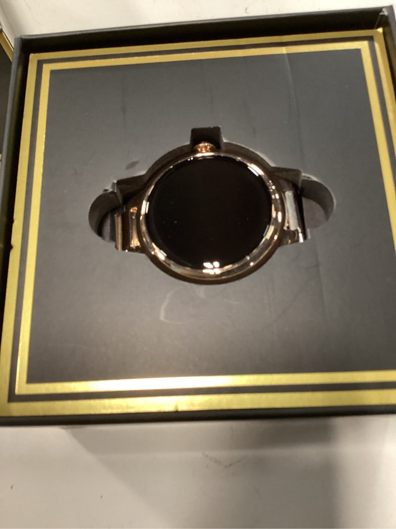 Condition photo showing New/Like New for souyie 2026 luxury smart watch for women, 1.19" amoled display, da gpt smartwatch, heart rate, sleep monitor, 107 sports modes fitness tracker, compatible with ios & android gold