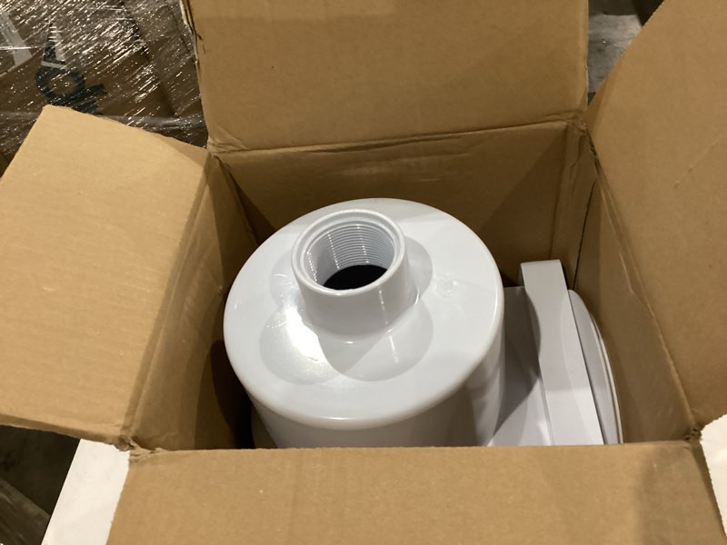Condition photo showing Good Condition for u.s. pool supply standard thru-wall above ground pool skimmer kit - abs construction, complete universal set, return fitting, vacuum plate, leaf basket - replacement compatible with sp1091lx skimmer 8-3/8” x 8-1/8”