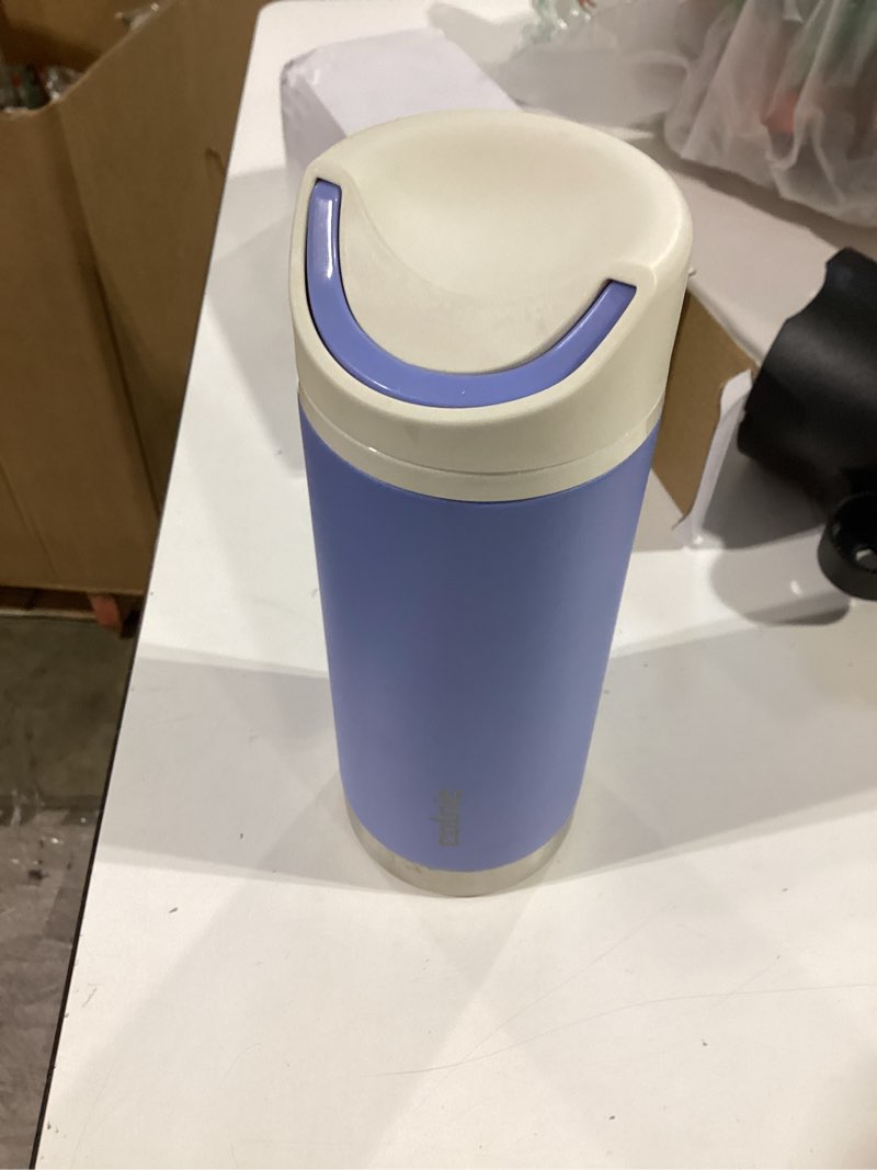 Condition photo showing Good Condition for 16 oz travel coffee mug: keep hot & cold 24h, double wall vacuum with copper-layer insulated tumbler, leak proof bpa-free matcha cup with lid, reusable for iced coffee, portable for outdoor blue