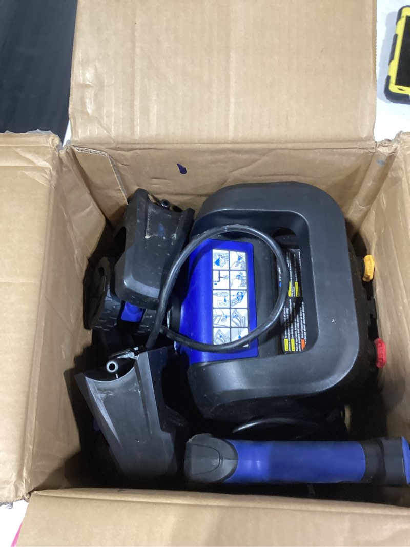 Condition photo showing As Is for westinghouse epx3500 electric pressure washer, 2500 max psi 1.76 max gpm with anti-tipping technology, onboard soap tank, pro-style steel wand, 5-nozzle set, for cars/fences/driveways/home/patios
