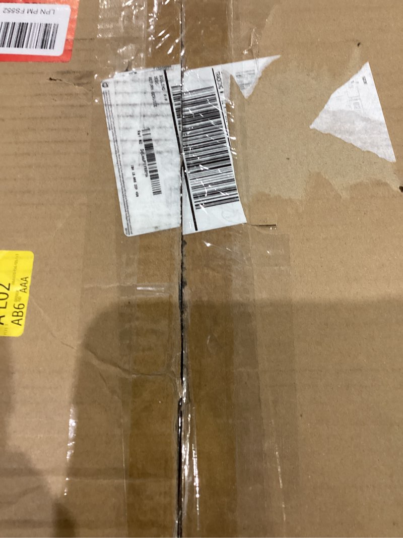 Condition photo showing As Is for VICTORY RELAX Acacia Wood Corner Shower Stool - Waterproof Triangular Bathroom Bench with Storage Sh