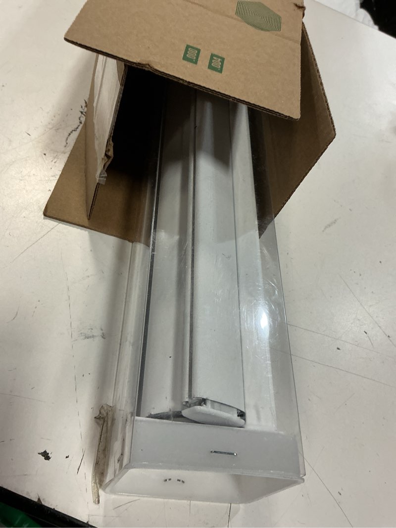 Condition photo showing Good Condition for persilux free-stop light filtering roller shades for window blinds cordless roller blinds with striped jacquard fabric uv protection thermal insulated window shades for home patio white 22" w x 72" h 22"w x 72"h white-light filtering