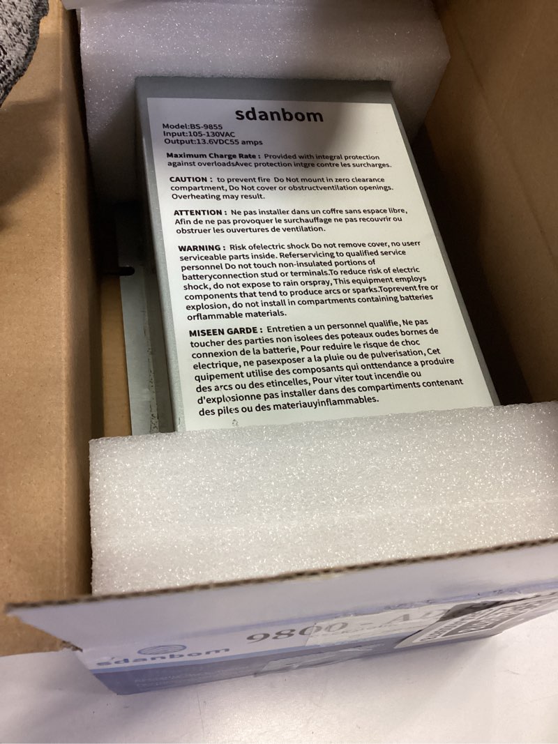 Condition photo showing Good Condition for WF-9865 65 Amp RV Power Converter - Deck Mount Three-Stage Power Converter/Charger Replacement for 9800 Series,Rv Converter 65 amp for Camper RV Trailer…